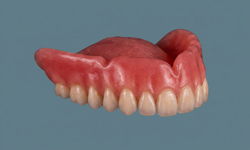 relined denture example